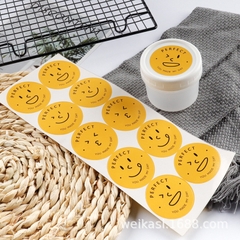STICKER01 - SET 10 TEM NHÃN STICKER MẶT CƯỜI