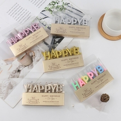 NEN03 - Nến cắm trang trí bánh sinh nhật Happy Birthday