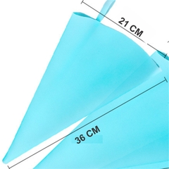 Túi bơm bắt bông kem trang trí bánh kem sinh nhật gato bông lan bằng silicone 4 INCH - TBK14IN