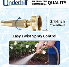 Vòi phun nước Underhill - 7 GPM 80 PSI - Đầu vào ren 3/4'' - GNA-75
