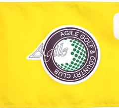 Cờ in lụa sân golf