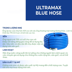 Ống nước Underhill UltraMax™ xanh dương 1in x 100ft - 300 PSI Wp - Chịu áp suất cao 1200 PSI