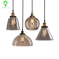 Đèn thả Bộ 4 chóa đèn Thủy tinh A010 - Led Thiên Mã