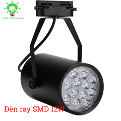 Đèn rọi ray SMD vỏ trắng/đen  12W Led Thiên Mã