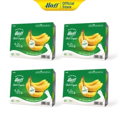 Sữa Chua Chuối Organic Hoff (4 vỉ - 24 hộp)