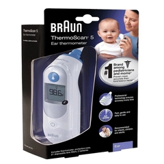 Nhiệt Kế Điện Tử Đo Tai Braun thermoscan 5 IRT 6500 Chính Hãng