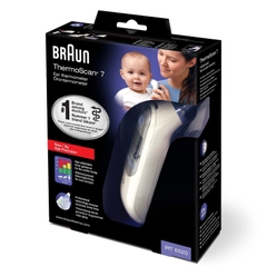 Nhiệt Kế Điện Tử Đo Tai Braun IRT 6520 Màu Trắng