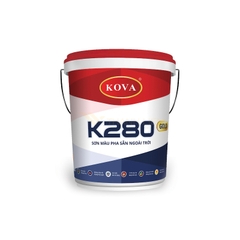 KOVA - Sơn màu pha sẵn ngoài trời màu nhạt K280 - GOLD