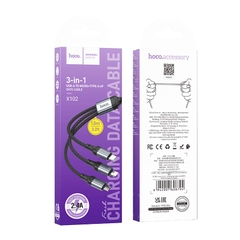 CÁP SẠC 3 ĐẦU HOCO X102