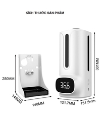 Máy Đo Nhiệt Độ Và Xịt Khuẩn K9 Pro Plus Giá Sỉ