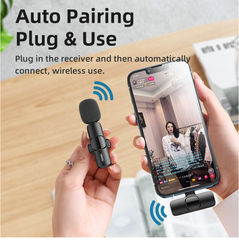 MIC THU ÂM KHÔNG DÂY K9 CHUI IPHONE GIÁ SỈ