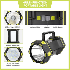 ĐÈN PIN SIÊU SÁNG 8 CHẾ ĐỘ HC-262