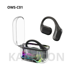 TAI NGHE BLUETOOTH DẪN XƯƠNG OWS-C01 THIẾT KẾ VỎ TRONG SUỐT