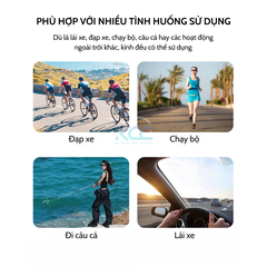 KÍNH RÂM THỂ THAO GHI HÌNH VIDEO, CHỤP ẢNH HD KHÔNG DÂY YJ01