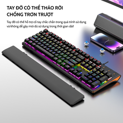 BÀN PHÍM CÓ DÂY CHÍNH HÃNG DEIOG DY-M105 LED RGB (TRẮNG)