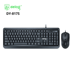COMBO PHÍM CHUỘT CÓ DÂY CHÍNH HÃNG DEIOG DY-817S