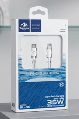CÁP SẠC CHÍNH HÃNG TAHADA BL-06 TYPE-C TO LIGHTNING