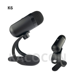 MICRO THU ÂM, LIVESTREAM ĐỂ BÀN MINI K6 LỌC ÂM, CHỐNG ỒN CHO MÁY TÍNH, LAPTOP GIÁ SỈ