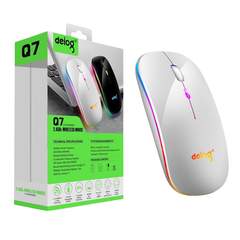 CHUỘT KHÔNG DÂY BLUETOOTH DEIOG Q7 LED RGB CHÍNH HÃNG