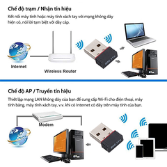 USB THU SÓNG WIFI RTL8188 150MBPS GIÁ SỈ