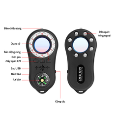 MÁY DÒ TÌM CAMERA QUAY LÉN, MÁY QUÉT HỒNG NGOẠI ĐA CHỨC NĂNG S100 GIÁ SỈ