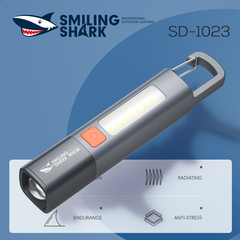 ĐÈN PIN SIÊU SÁNG 3 CHẾ ĐỘ SMILINGSHARK SD-1023 KÈM MÓC TIỆN DỤNG