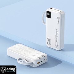 PIN SẠC DỰ PHÒNG CHÍNH HÃNG DEIOG DY-201 20.000MAH SẠC NHANH 22.5W