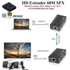 HDMI EXTENDER 60M CAT5E/6-586