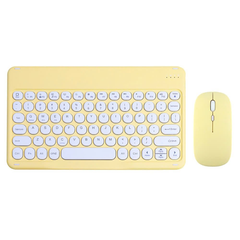 COMBO PHÍM CHUỘT BLUETOOTH KHÔNG DÂY (NÚT TRÒN) 10INCH