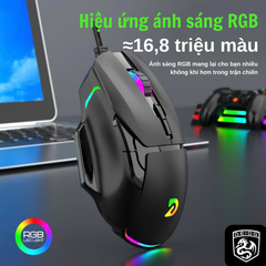 CHUỘT CÓ DÂY CHÍNH HÃNG DEIOG G402 MARCO LED RGB