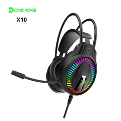 TAI NGHE VI TÍNH CHÍNH HÃNG DEIOG X10 LED RGB USB 7.1