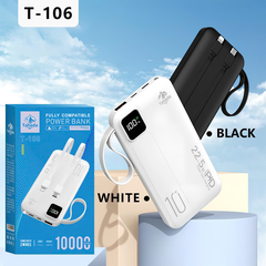 PIN SẠC DỰ PHÒNG CHÍNH HÃNG TAHADA T-106 10.000MAH SẠC NHANH 22.5W