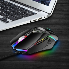 CHUỘT CÓ DÂY CHÍNH HÃNG DEIOG A5 LED RGB