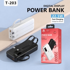 PIN SẠC DỰ PHÒNG CHÍNH HÃNG TAHADA T-203 20.000MAH