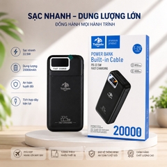 PIN SẠC DỰ PHÒNG KHÔNG DÂY CHÍNH HÃNG TAHADA T-212 20.000MAH SẠC NHANH 22.5W