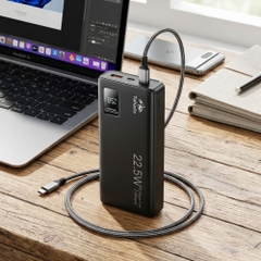 PIN SẠC DỰ PHÒNG KHÔNG DÂY CHÍNH HÃNG TAHADA T-214 20.000MAH SẠC NHANH 22.5W