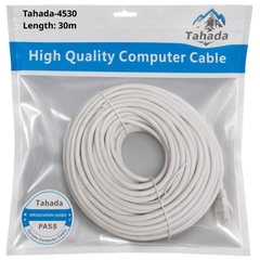 CÁP MẠNG LAN UTP TAHADA CAT6 NETWORK DÀI 30M - MODEL: 4530