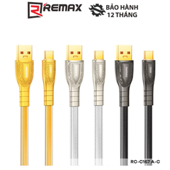 Cáp Sạc Nhanh Remax RC-C167 Cổng USB Ra Type C 66W 1.2m