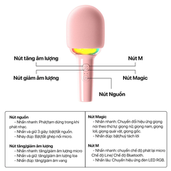 MIC KARAOKE BLUETOOTH LECOO MCS360 CHÍNH HÃNG