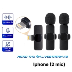 MIC THU ÂM K9 CHUI IPHONE (2MIC)