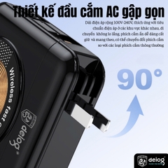 PIN SẠC DỰ PHÒNG KHÔNG DÂY CHÍNH HÃNG DEIOG DY-207 20.000MAH SẠC NHANH 22.5W