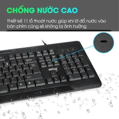 COMBO PHÍM CHUỘT CÓ DÂY CHÍNH HÃNG DEIOG DY-813S