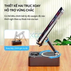 LOA BLUETOOTH KIÊM GIÁ ĐỠ ĐIỆN THOẠI PK-01 XOAY 360 ĐỘ