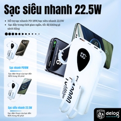 PIN SẠC DỰ PHÒNG CHÍNH HÃNG DEIOG DY-104 10.000MAH SẠC NHANH 22.5W