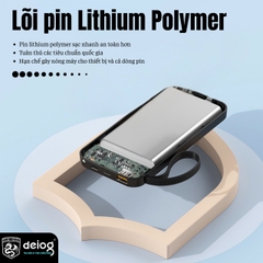 PIN SẠC DỰ PHÒNG CHÍNH HÃNG DEIOG DY-104 10.000MAH SẠC NHANH 22.5W