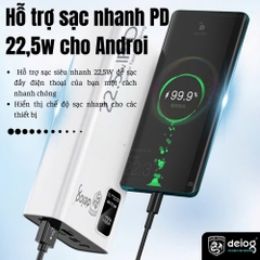 PIN SẠC DỰ PHÒNG CHÍNH HÃNG DEIOG DY-301 30.000MAH SẠC NHANH 22.5W
