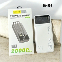 PIN SẠC DỰ PHÒNG CHÍNH HÃNG DEIOG DY-203 20.000MAH SẠC NHANH 22.5W