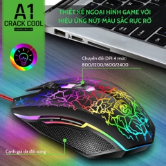 CHUỘT CÓ DÂY CHÍNH HÃNG DEIOG A1 LED RGB