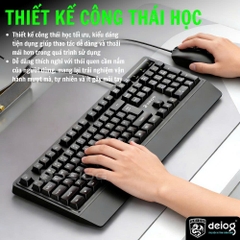 COMBO PHÍM CHUỘT CÓ DÂY CHÍNH HÃNG DEIOG DY-816