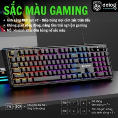 BÀN PHÍM CƠ CÓ DÂY CHÍNH HÃNG DEIOG AK-106